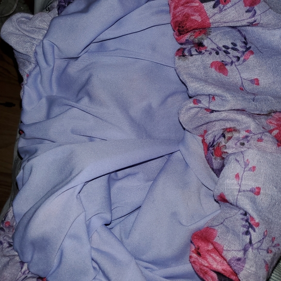 *SOLD* 5 for $20 | Chesley Strapless Ruffle Top Floral Dress with Knitted Belt - Picture 8 of 11